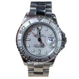 Rolex 169622 Yacht Master Silver Dial Stainless Steel Lady Watch
