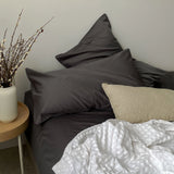 Weavve Home Bedsheet Single, Fitted, Persian grey