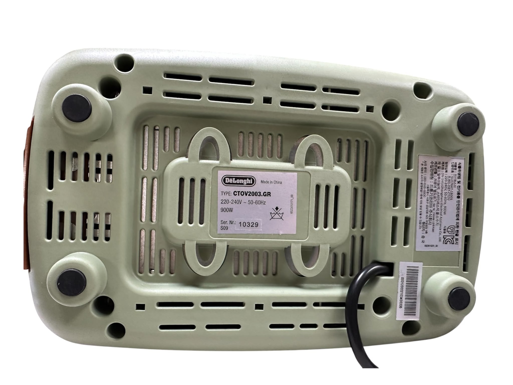 Delonghi Icona Vintage Ctov 2003 2 Slice Toaster Green