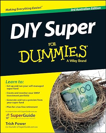 DIY Super For Dummies, 3rd Australian Edition Main image