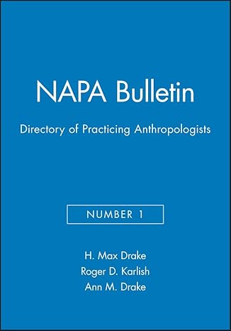 Directory of Practicing Anthropologists (NAPA Bulletin) Paperback Main image
