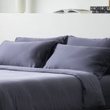 Weavve Home Cotton Flat Sheet, Queen Size, Midnight Blue
