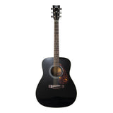 Yamaha F370 Full Size Steel String Acoustic Guitar - Traditional Western Body - Classic Black