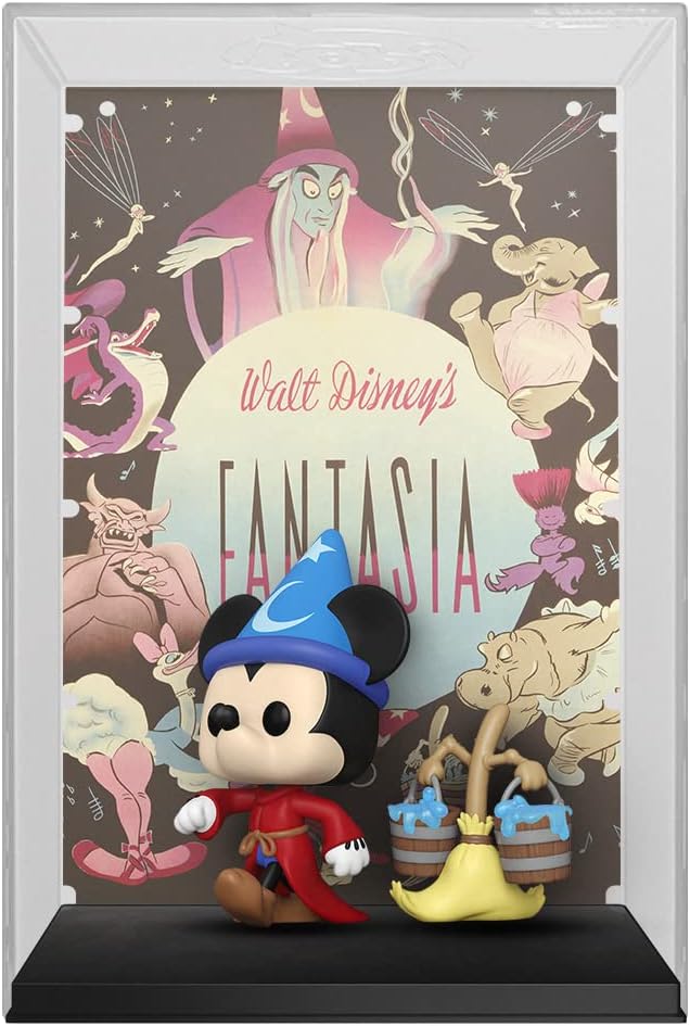 Funko Pop Movie Poster: Disney100  Fantasia, Sorcerer's Apprentice Mickey with Broom