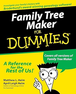 Family Tree Maker For Dummies Paperback Main image