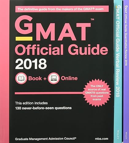 GMAT Official Guide 2018 Bundle: Books + Online Main image