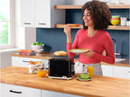 Braun Breakfast1 HT1010BK 2-Slice Toaster with warming rack, Black