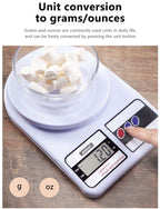 Andowl QC105 Digital Food Weighing Scale
