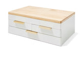 Anko 3 Tier Oak Look Jewellery Box