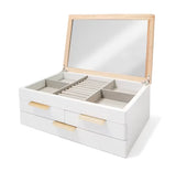 Anko 3 Tier Oak Look Jewellery Box