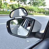 3R091 Adjustable Car Reversing Rearview Auxiliary Blind Spot Mirror For Left Side