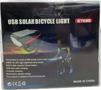 Solar USB Bicycle Light