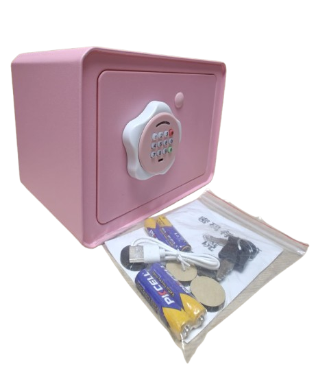 Digital Safe Box-Metal/Pink Secondary image