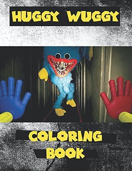 Huggy wuggy Coloring Book - Poppy playtimes Book: 50 Pages of High Quality coloring Designs For Kids And Adults Main image