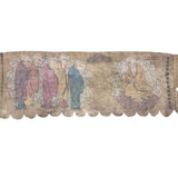 Chinese Buddhist Sheepskin Scroll , Appx Length:92cm
