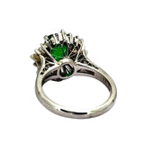 PM900 Emerald=0.98cts, Diamond20=1.23cts Lady Ring w/Cert