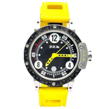 B.R.M DDF6 246-R-05 Racing Automatic Yellow Watch, 46mm