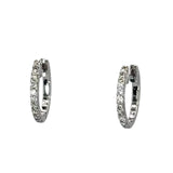 750WG Diamond D20 Earring