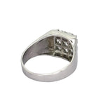 750WG Diamond D9 Men Ring