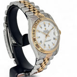 Rolex 68273 DateJust Automatic Halfgold Watch Roman Dial