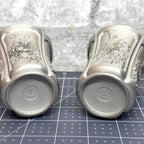 Royal Selangor Pewter Four Seasons Tumbler w/Case ,Pair H-8.5CM