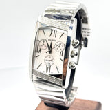 BALMAIN Chronograph w/Diamond Bezel Quartz, Mother Of Pearl Dial Watch, 28 x 48mm