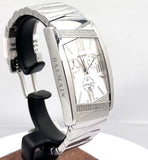 BALMAIN Chronograph w/Diamond Bezel Quartz, Mother Of Pearl Dial Watch, 28 x 48mm