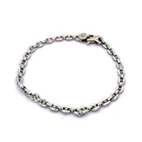 750WG Chain Design Bracelet, Length 17cm