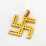 20KYG Princess Cut Diamond Pendant