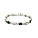 750WG Diamond Jade Bracelet