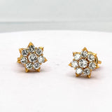 18KYG Diamond Earring