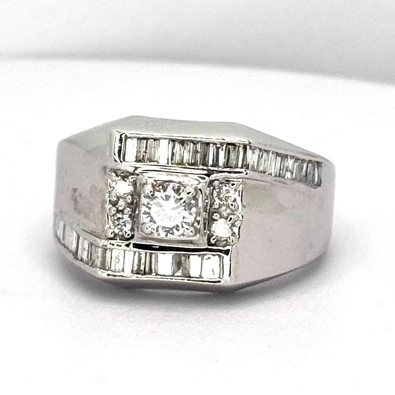 750WG Diamond Men Ring Main image