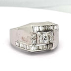 750WG Diamond Men Ring