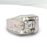 750WG Diamond Men Ring