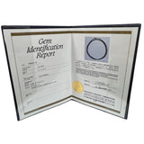 18K/PT850 Black Diamond 21=1cts Necklace w/Cert