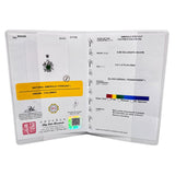 PT900 Emerald1=0.58cts Diamond Pendant w/Cert