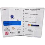 PT900 Blue Star Sapphire=10.79cts, Diamond=0.6cts Ring w/Cert