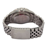 Rolex 16234 Datejust Automatic Diamond Index and Bezel With Blue Sapphire Watch, 36mm