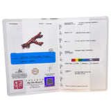 Rare Natural Untreated Taiwan Red Coral w/Cert -Length 17cm