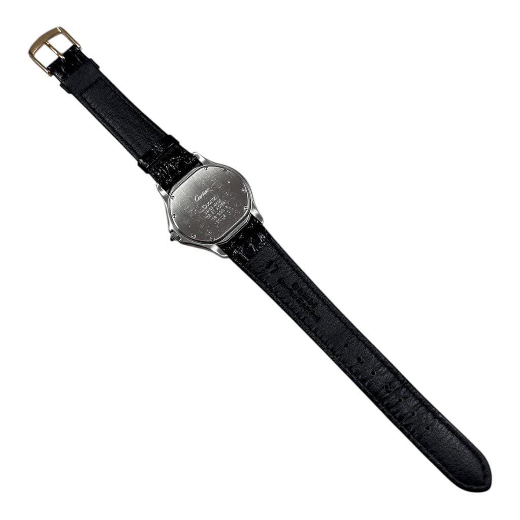 Cartier Cougar Panthere 118000R 18KYG Bezel Quartz Watch 33mm