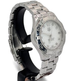Tag Heuer Aquaracer Quartz Diamond White Mother of Pearl Dial Ladies Watch WAF1312 , 32mm