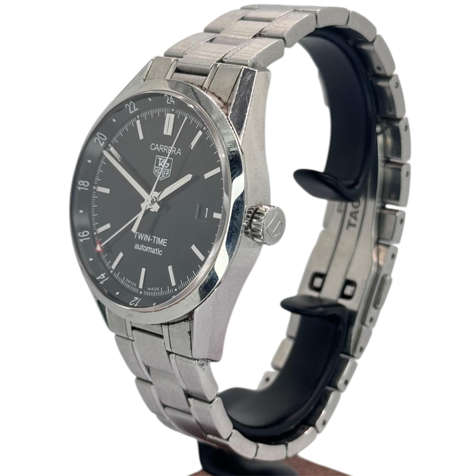 TAG Heuer Carrera Twin time Automatic Watch, 39mm Secondary image