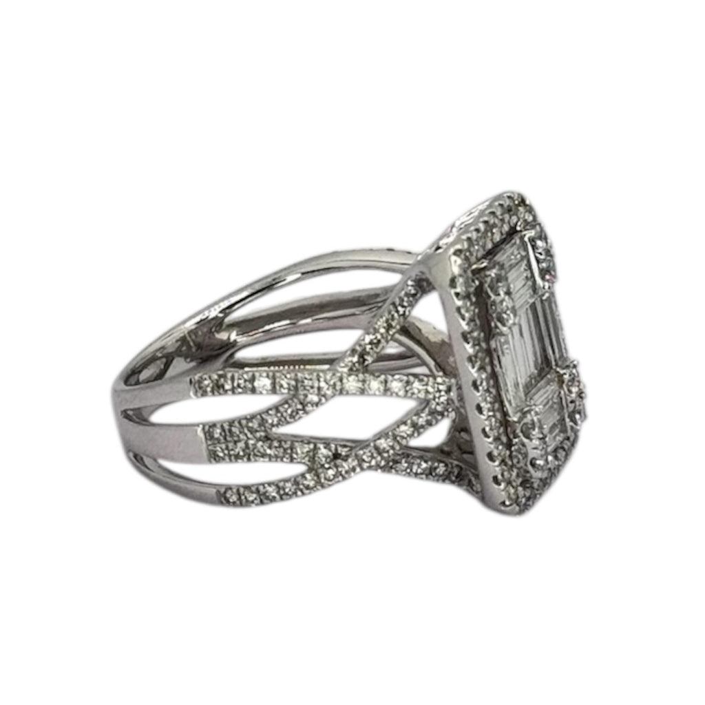 750WG Diamond Ring