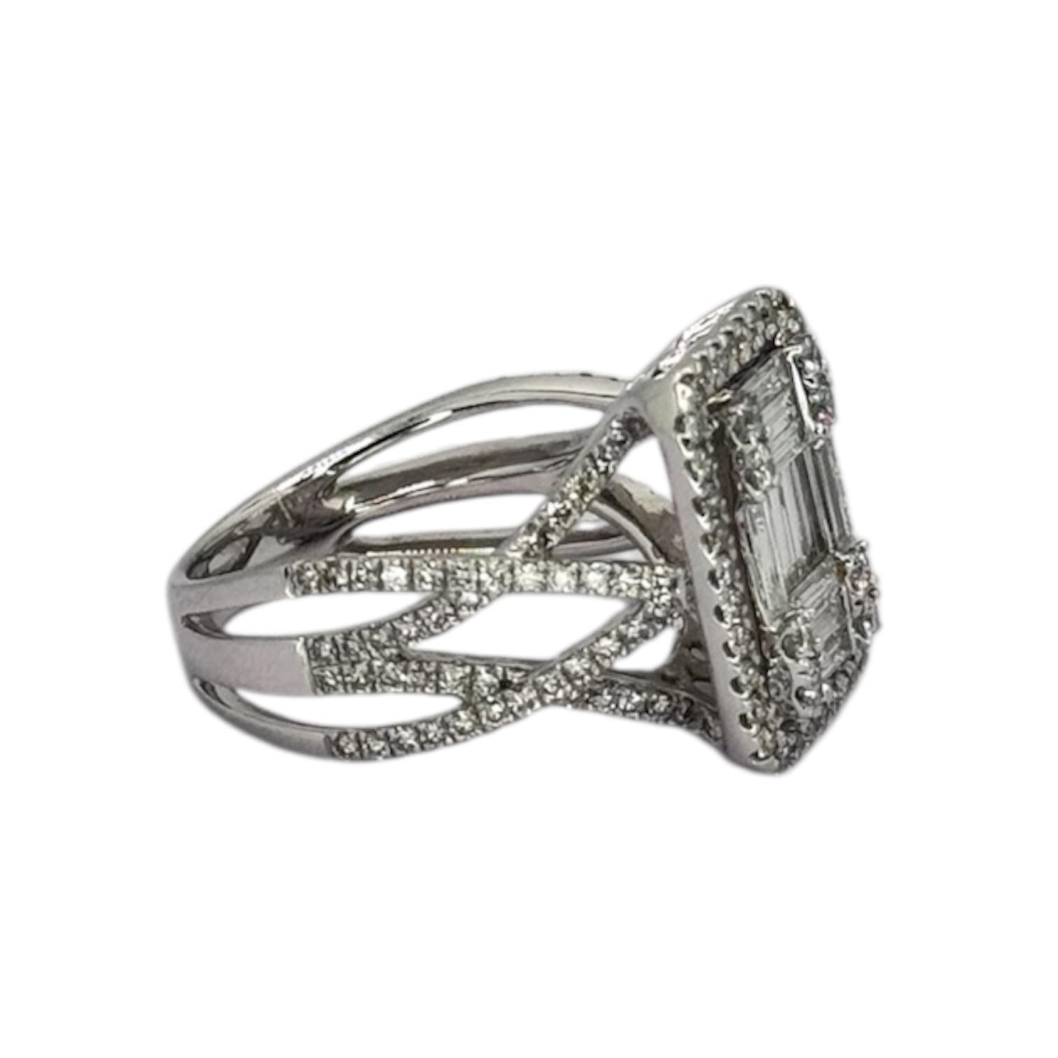 750WG Diamond Ring