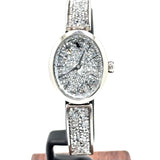Swarovski Ladies Crystal Rock Quartz Oval Watch Full Set, 29mm