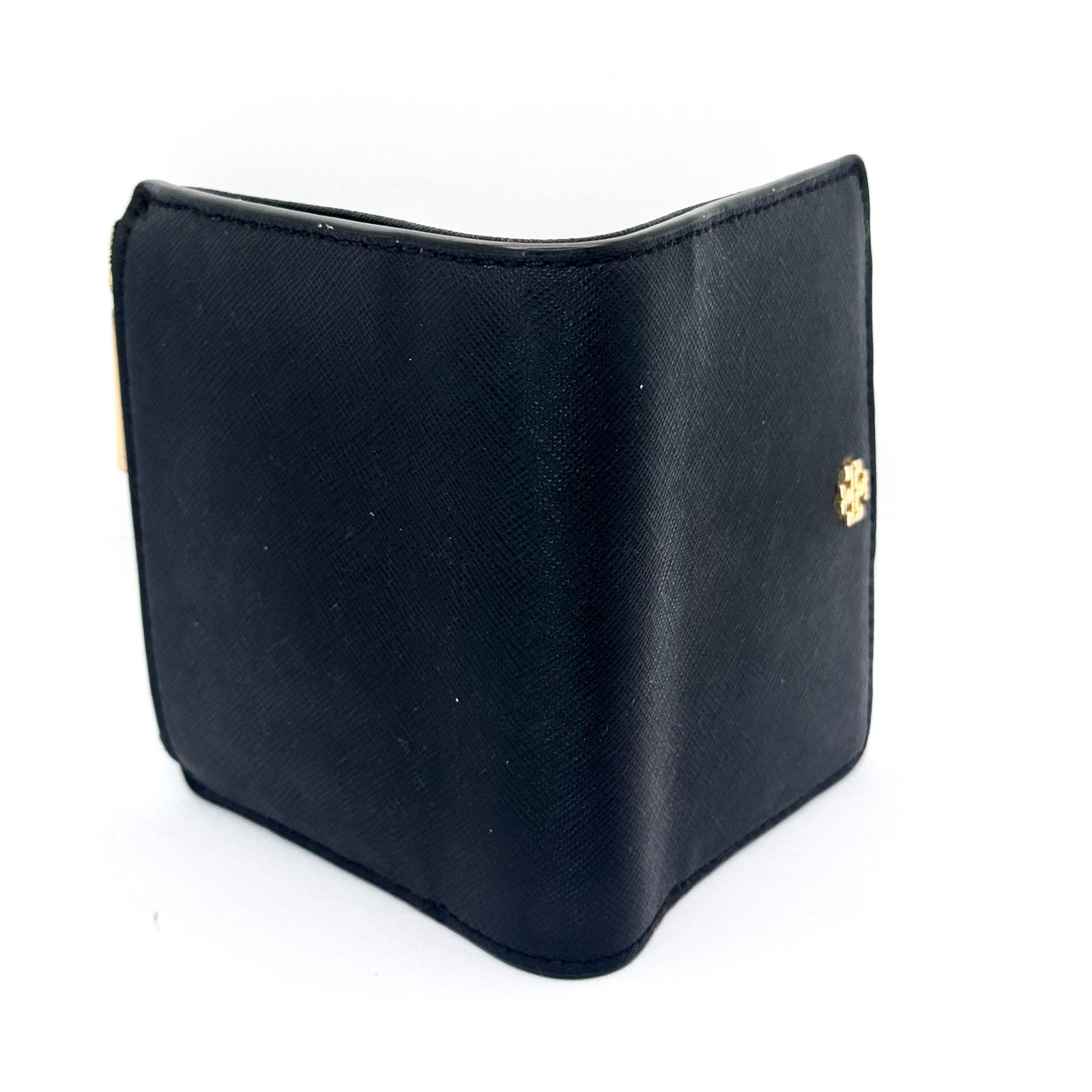 Tory Burch Leather Wallet w/Coin Compartment, Black Secondary image