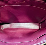 CHANEL ,VINTAGE SHOULDER BAG- BLK MATELASSE/GLD METAL&LTHR CHAIN