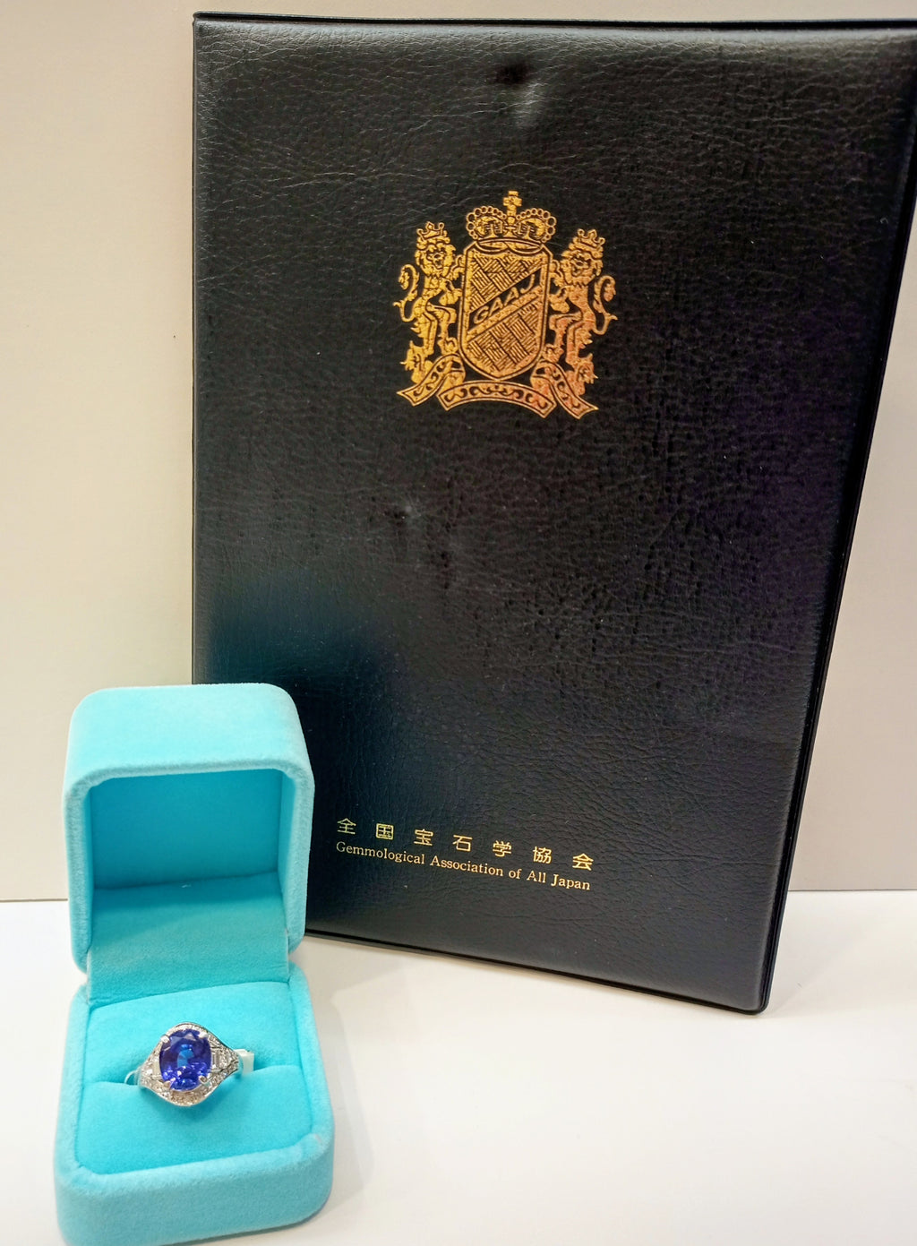 Natural Tanzanite Ring-PT900