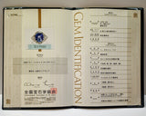 NATURAL TANZANITE RING-PT900/TANZANITE1=4.9CT/MD=0.48CT/11.7G/CERT