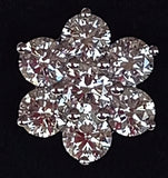 NATURAL DIAMOND EARRINGS - BRILLIANT/D14=3.34 CTS/5.13GM